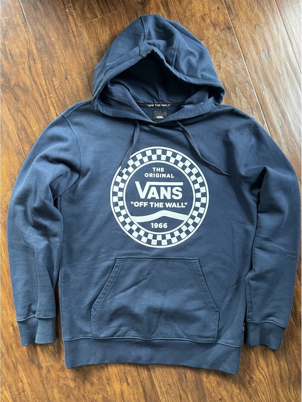 Vans Sweatshirt Hoodie Size Small Blue Original Logo